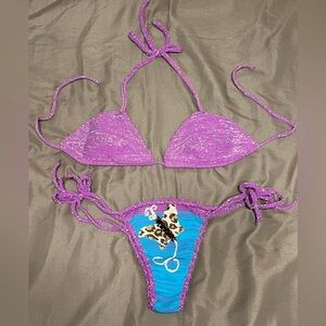 Mini bikini handmade from Ibiza Island, Spain Size XS-S